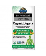 Dr. Formulated Organické Enzymy na podporu trávení - s příchutí tropického ovoce